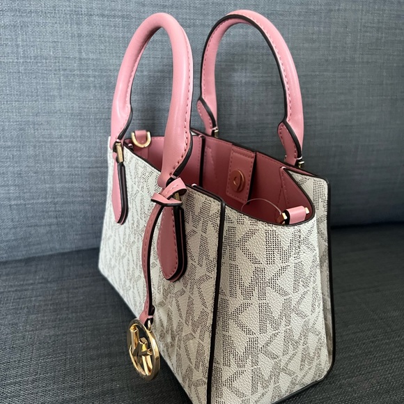 NWT MICHAEL KORS DARIA SMALL 2 IN 1 SATCHEL - Picture 6 of 16